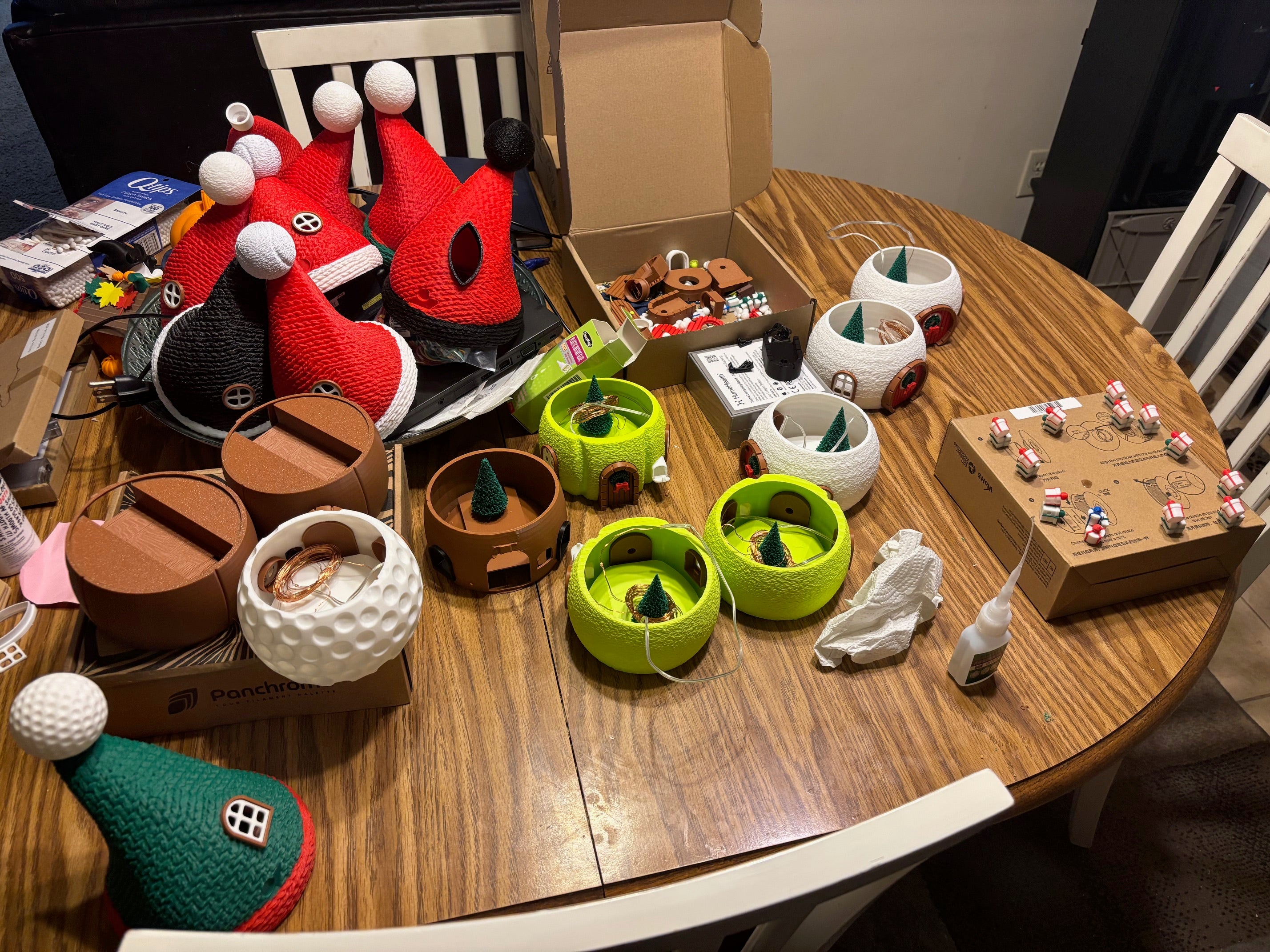Golf Ball Christmas House