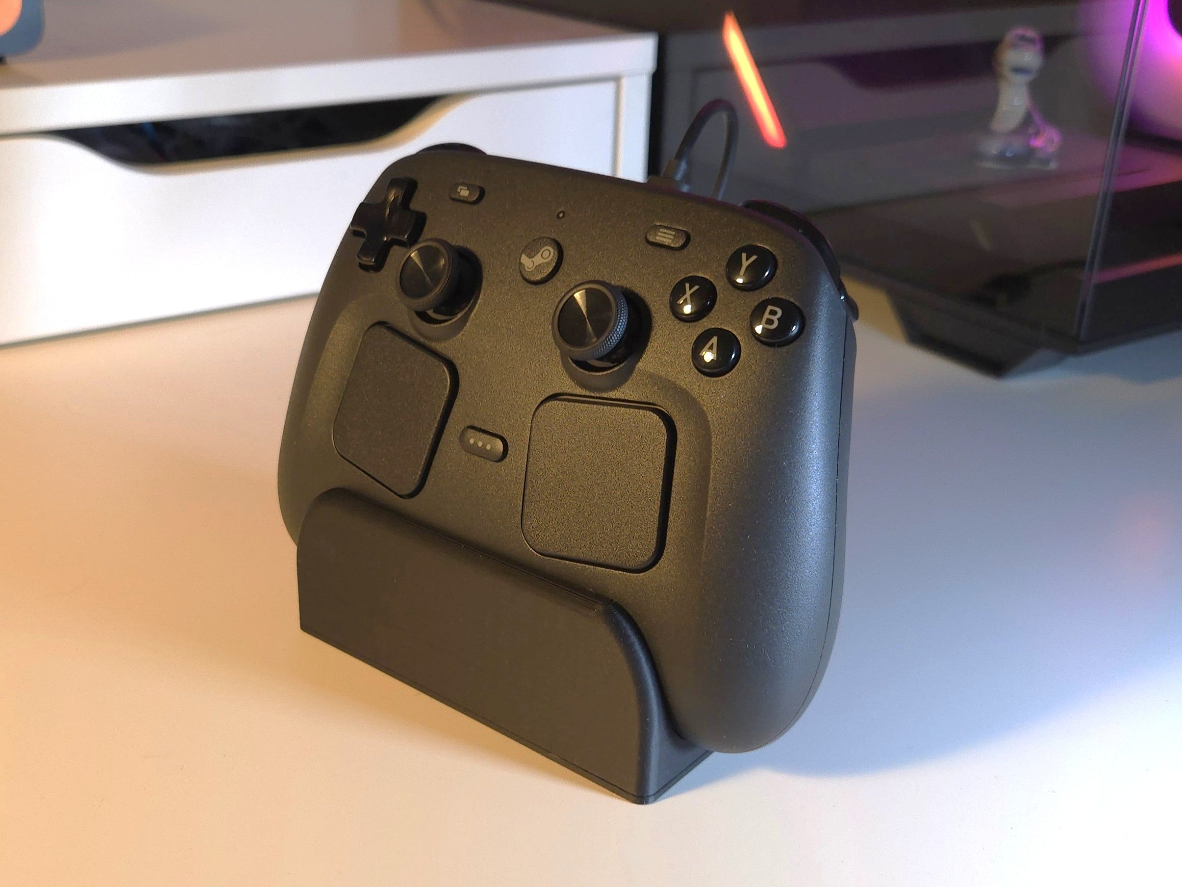 Steam Controller Stand 2026 (With Charging Puck!)