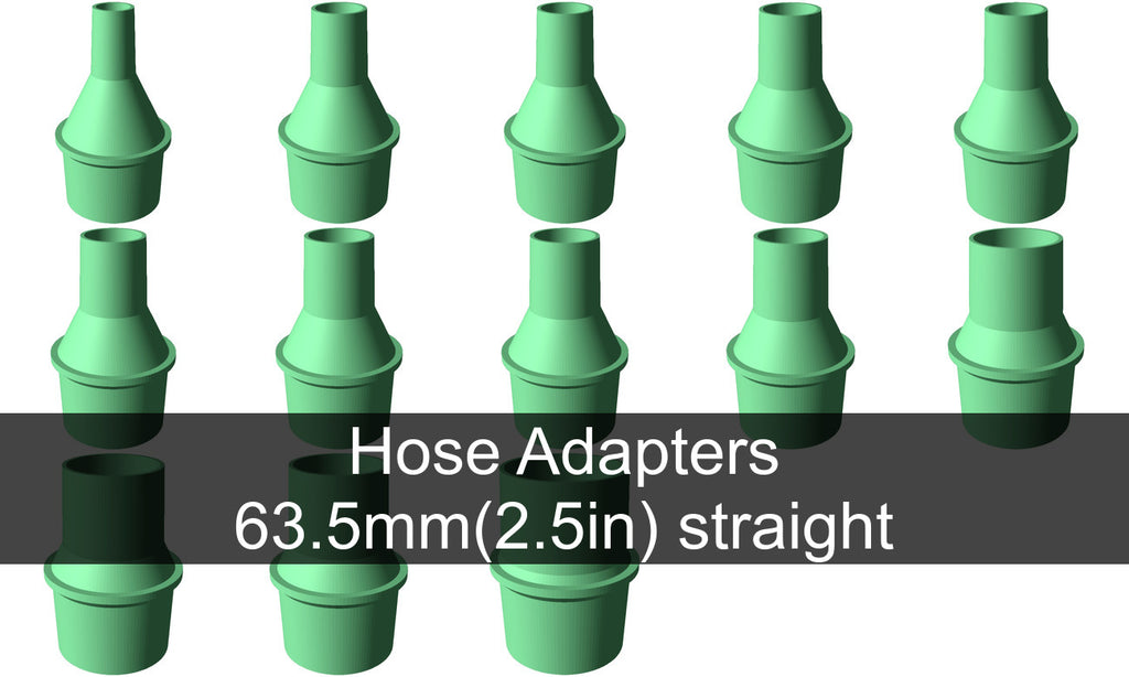 Vacuum hose adapters for all common sizes