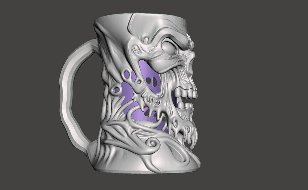 Melting Demon Can Holder / Beer mug