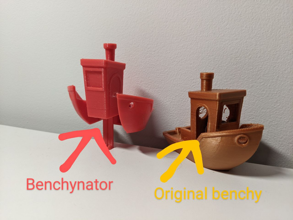 Benchynator - print-in-place, transformer robot.
