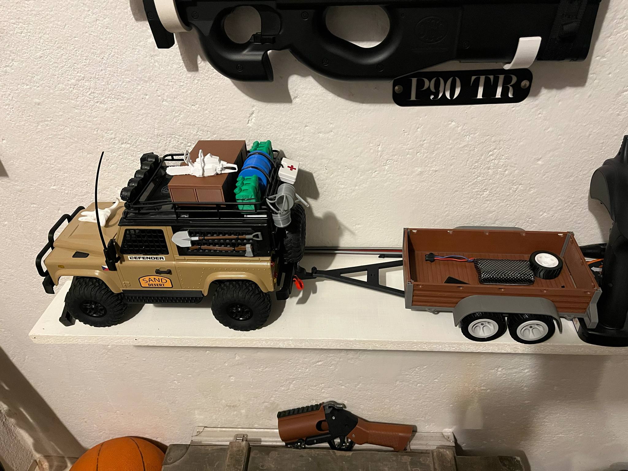 Truck for RC car expedition off-road car 1:10,1:12