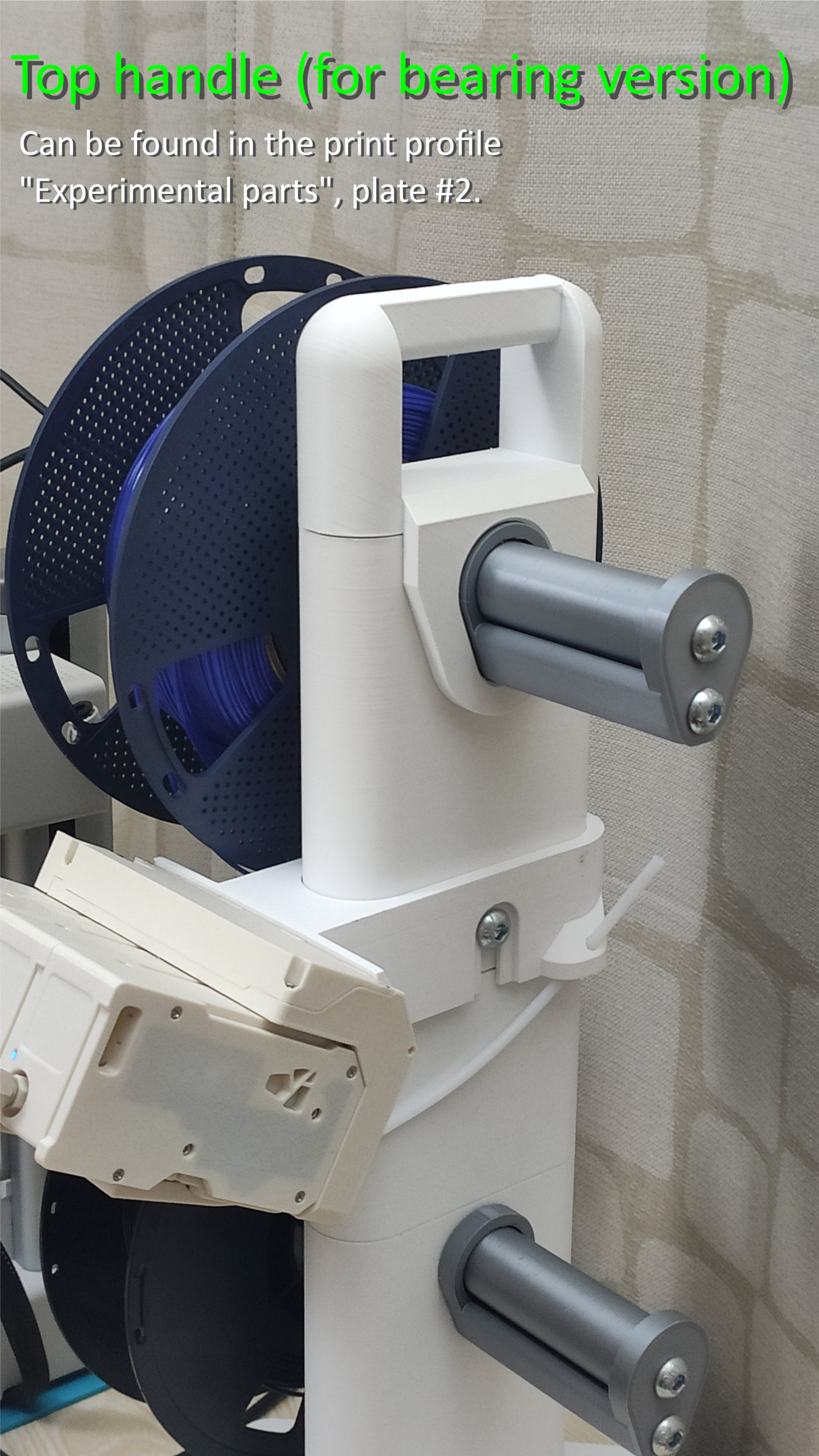Multi spooler with bearings and bmcu holder