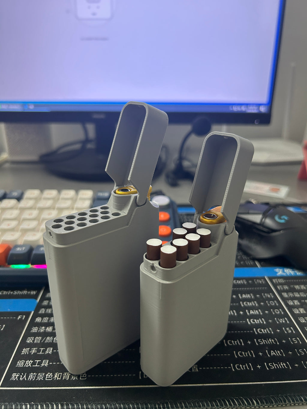 粗支香烟盒