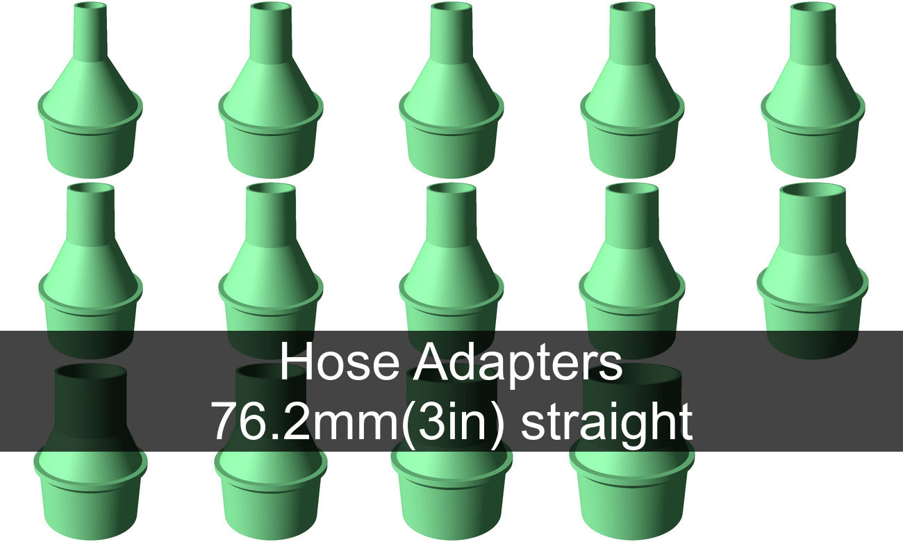 Vacuum hose adapters for all common sizes