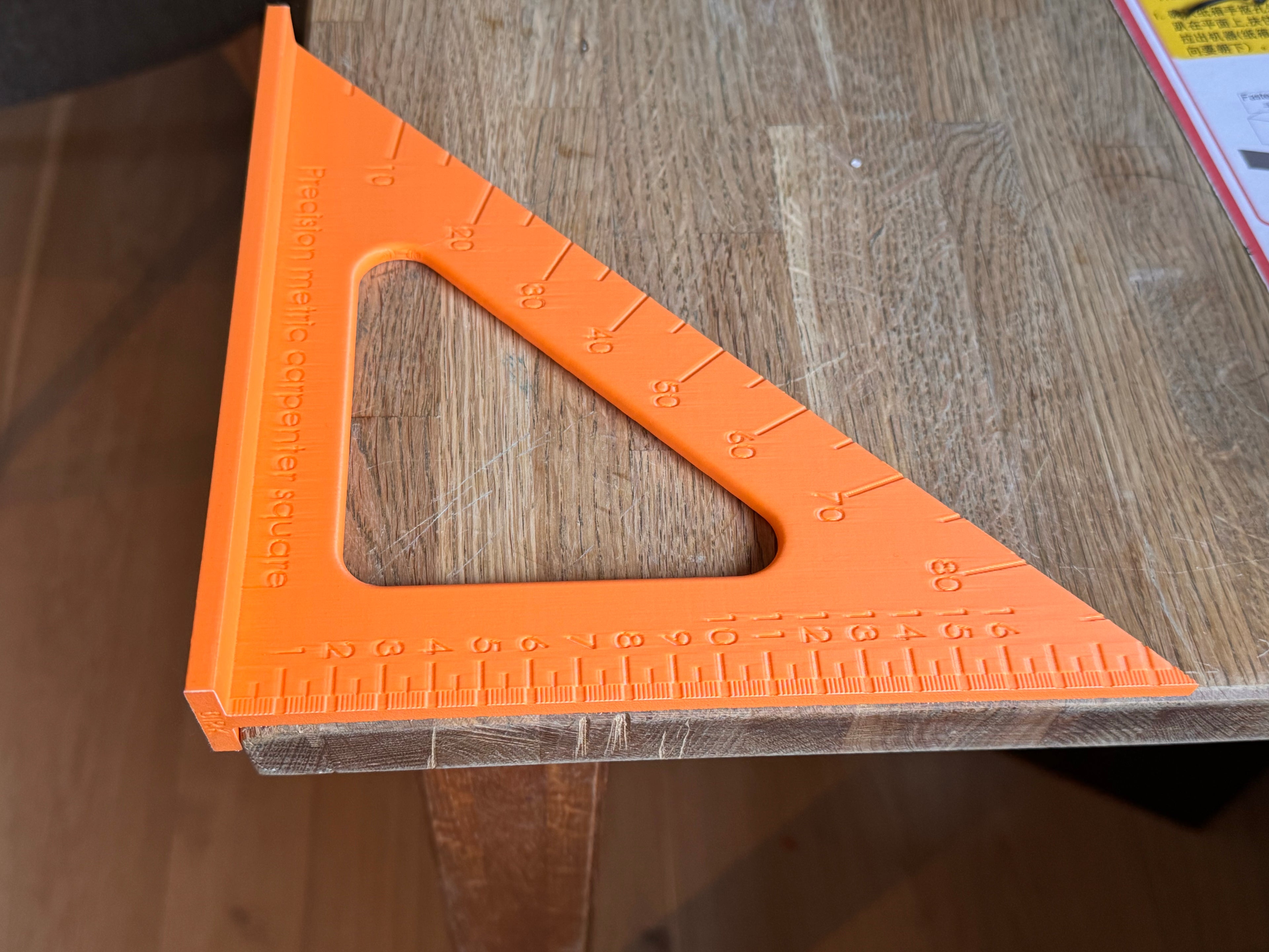 Precision Metric Carpenter Square