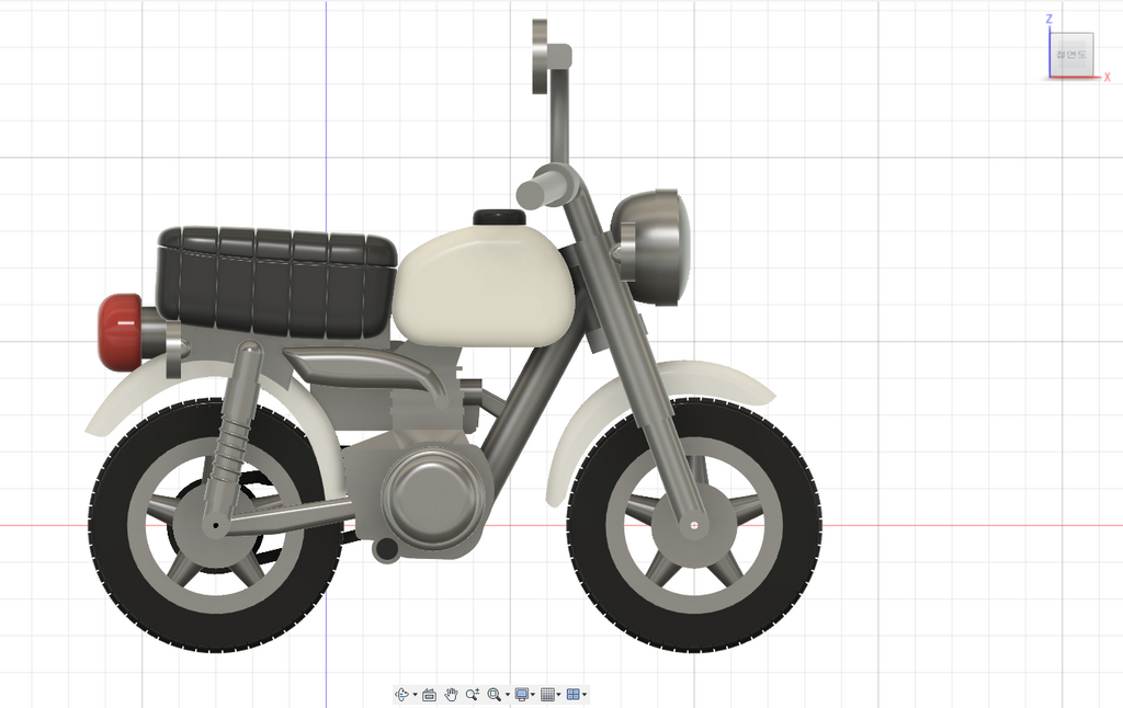 Honda Z50J – Inspired 3D Printable Mini Model