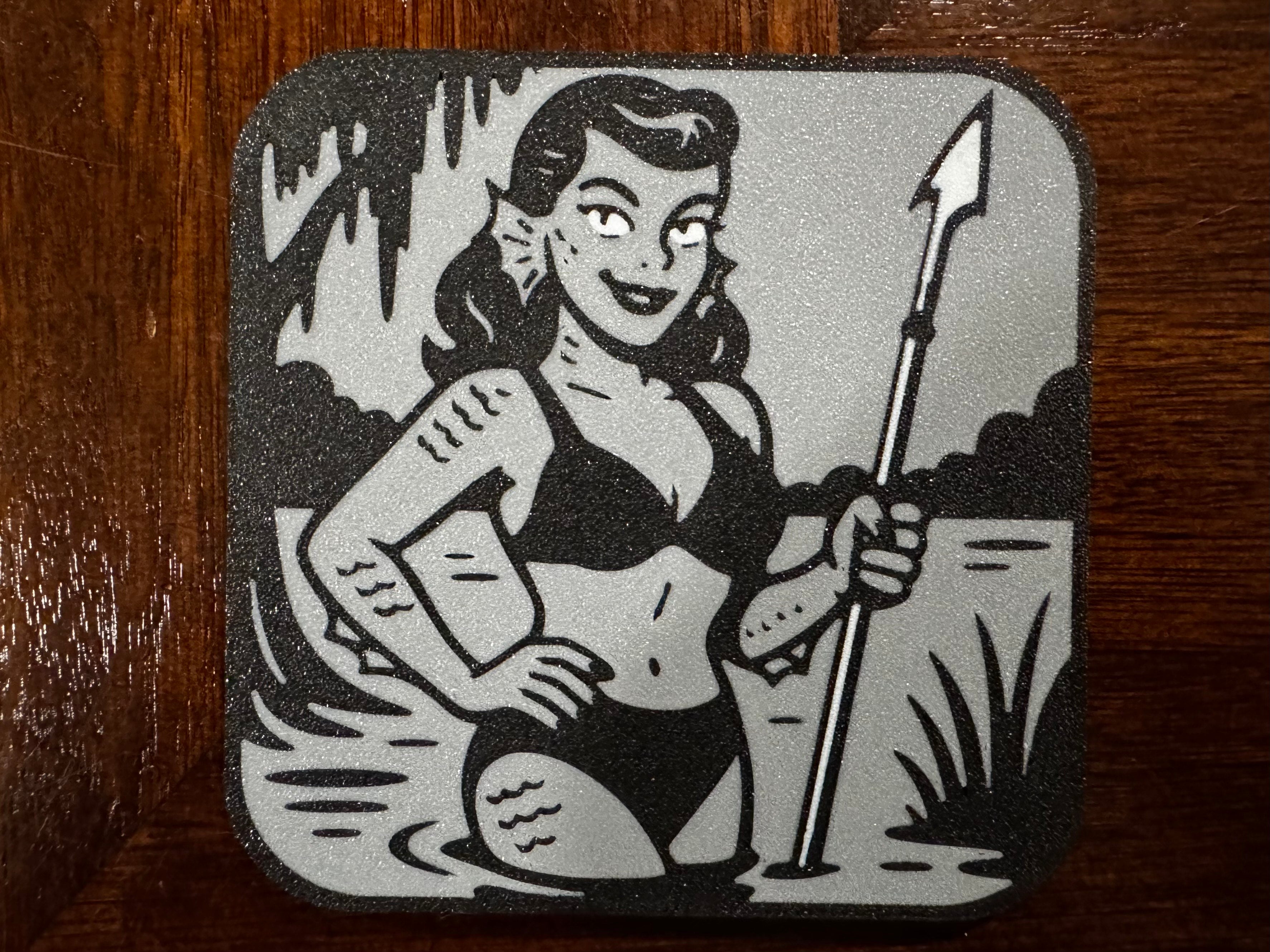 Classic Monster Pinups - Halloween Coasters
