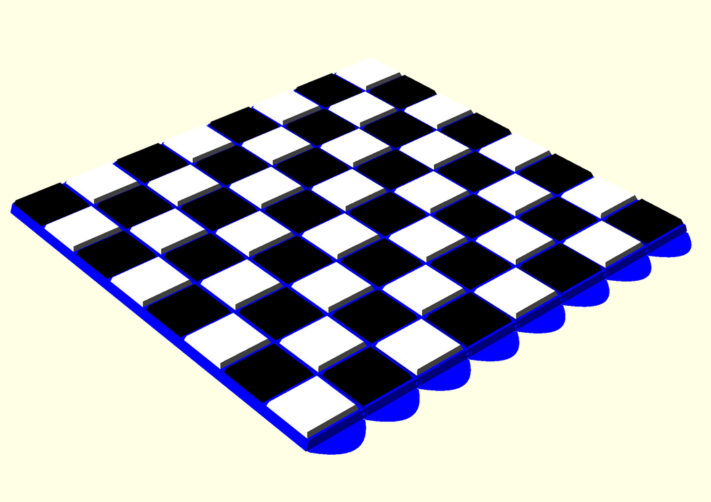 Faltbares Schachbrett "Chess Pencil"