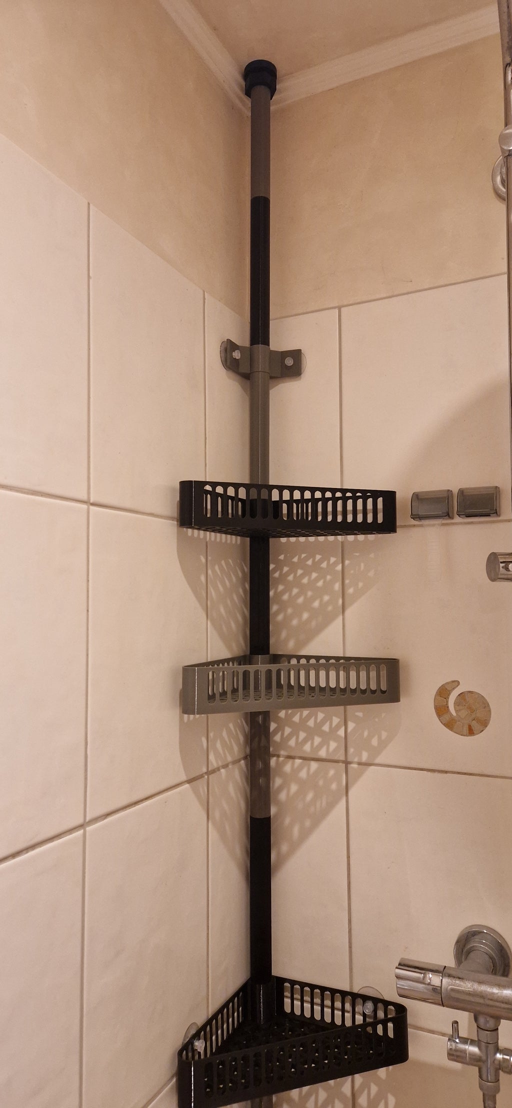 Dusch Stangen Teleskop Korb