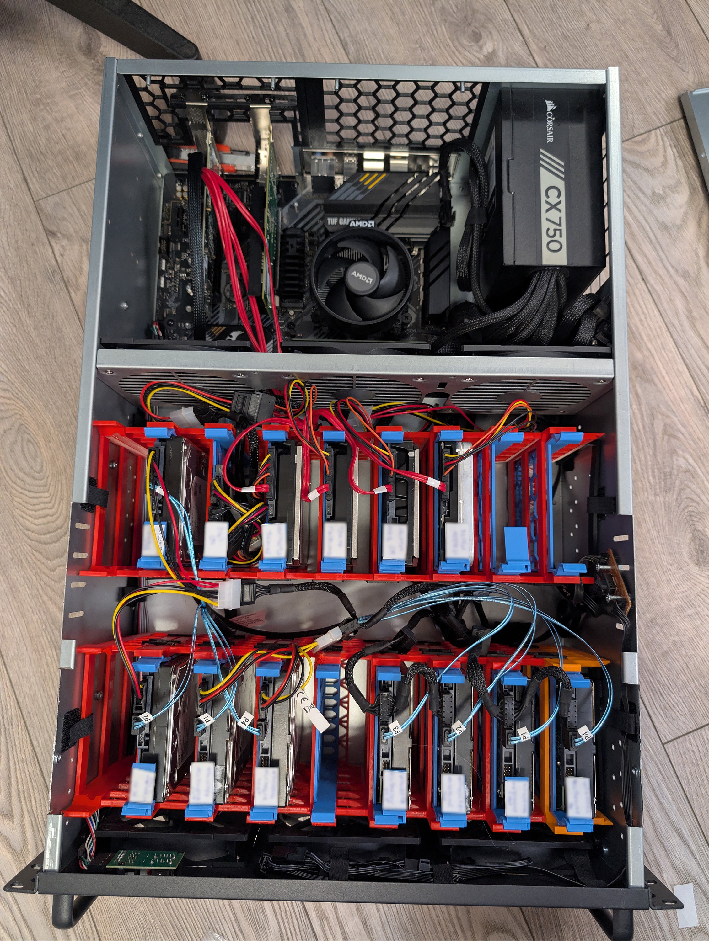 3.5 inch HDD expandable Caddy stacker will trays