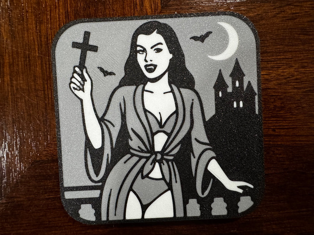 Classic Monster Pinups - Halloween Coasters