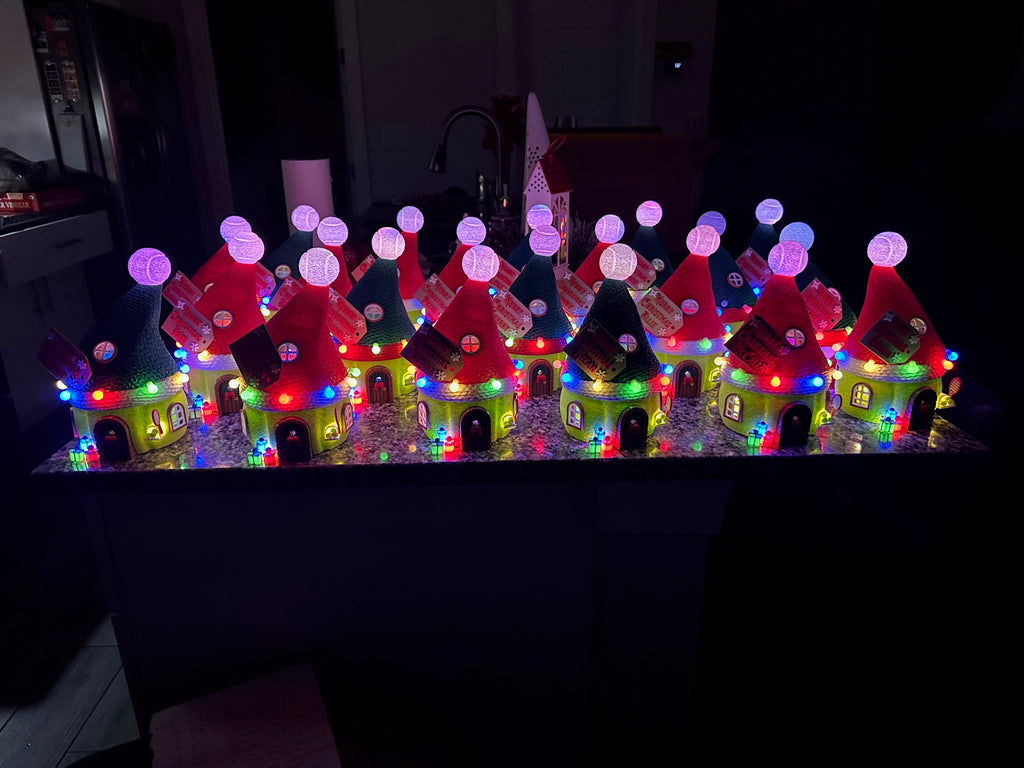 Golf Ball Christmas House
