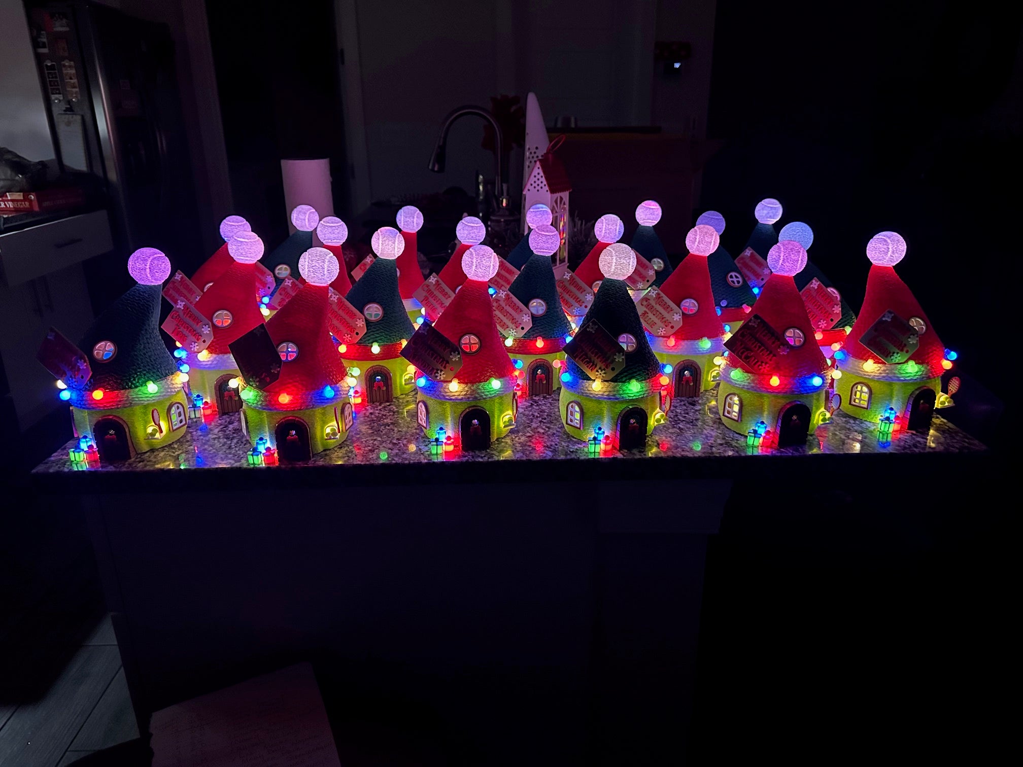 Golf Ball Christmas House