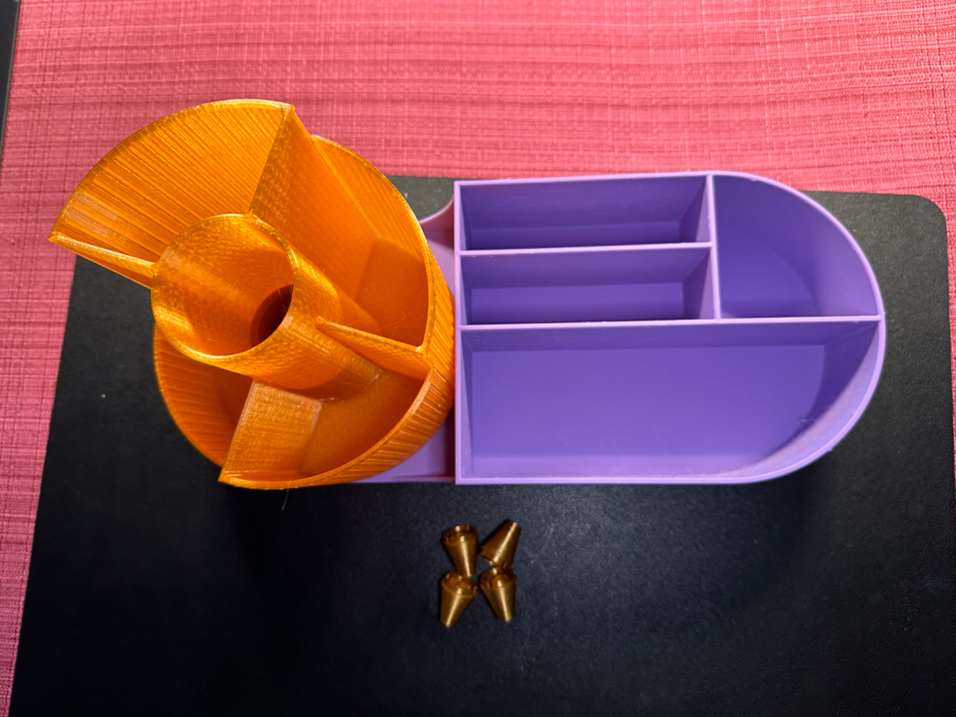 Bathroom and Cosmetic Organizer with Carousel