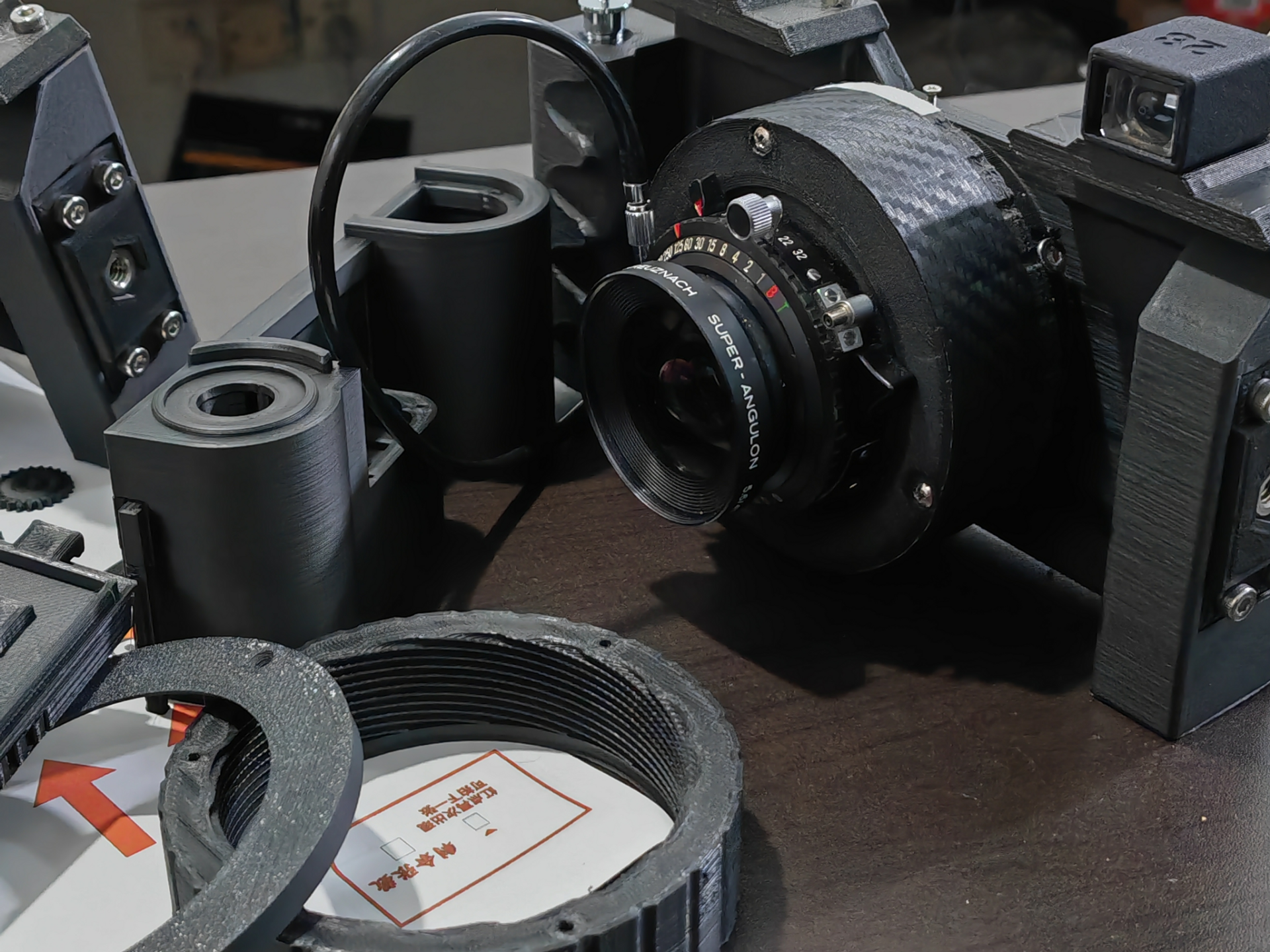 3D打印135宽幅胶卷相机Falcon P-35项目 哈苏xpan