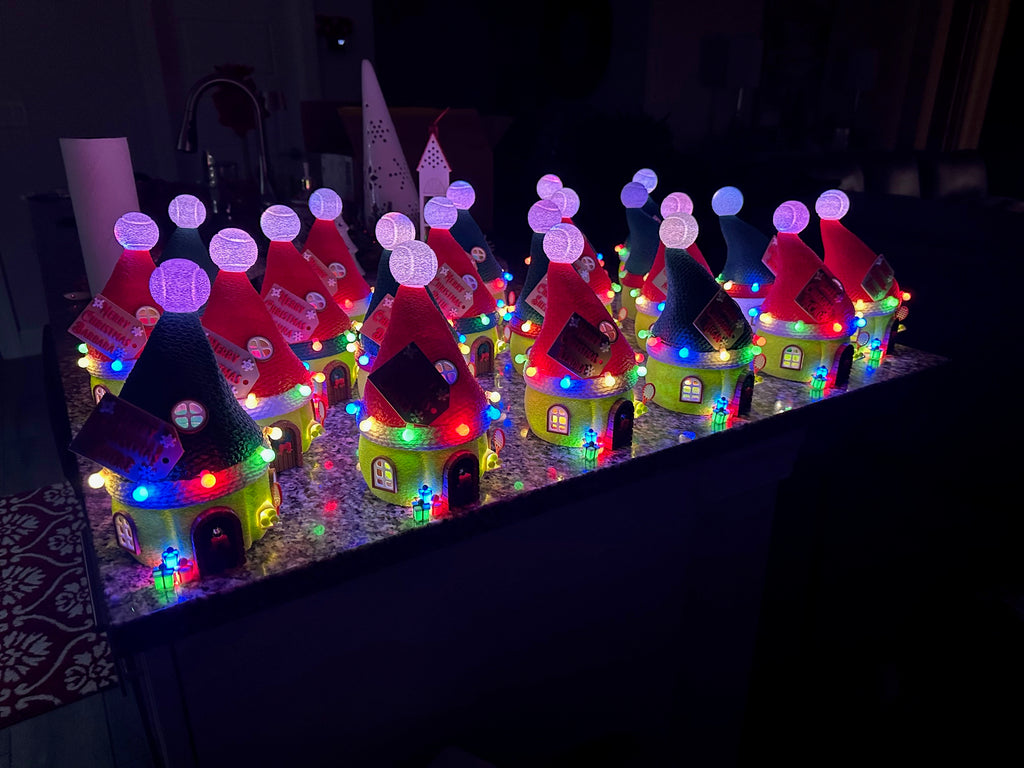 Golf Ball Christmas House