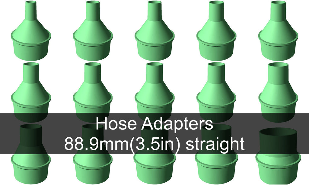 Vacuum hose adapters for all common sizes