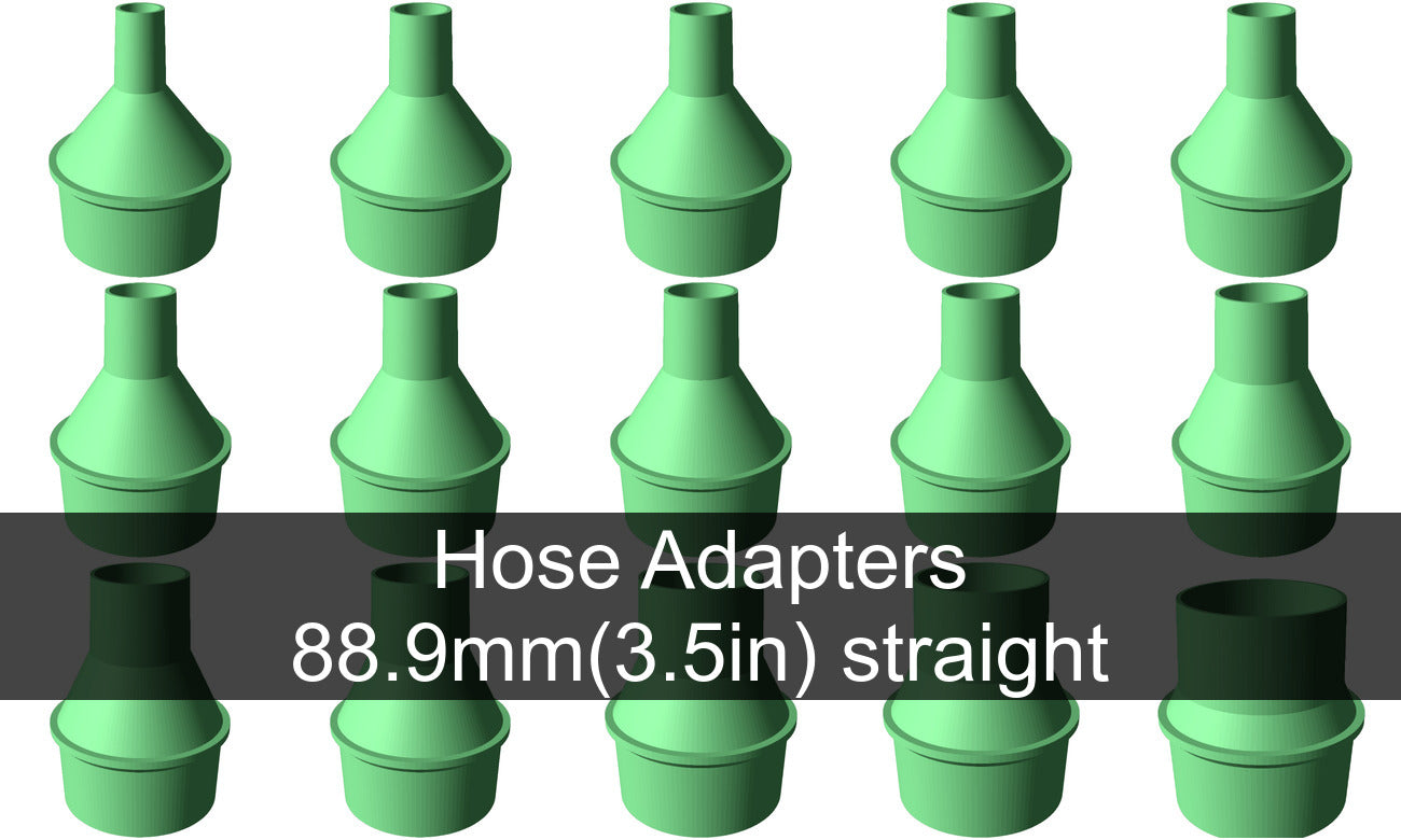 Vacuum hose adapters for all common sizes