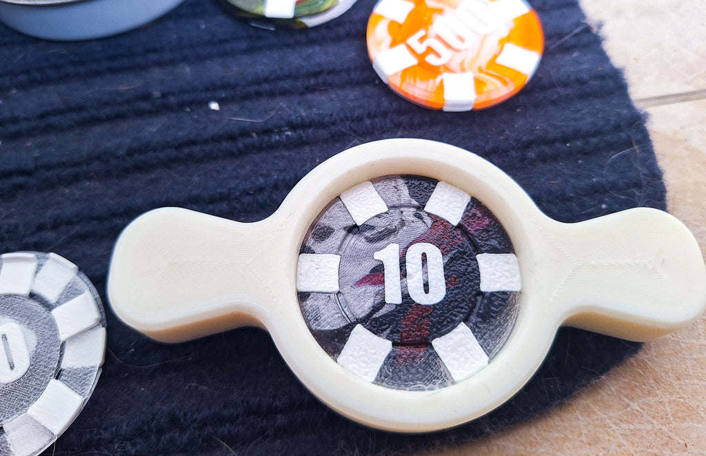 Poker Chip Mold from Poop-One mold for all values