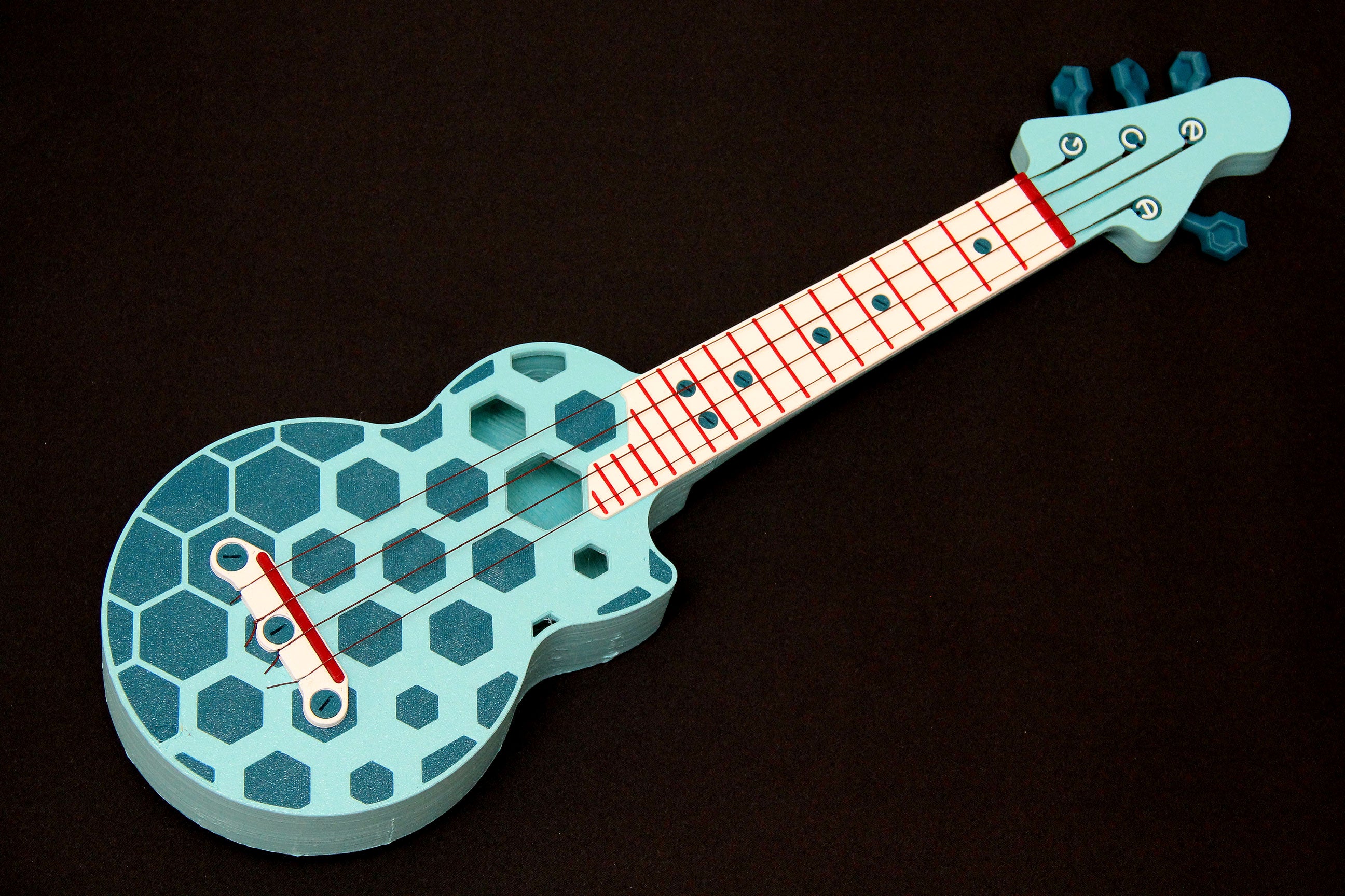 Hex ukulele - fully printable soprano