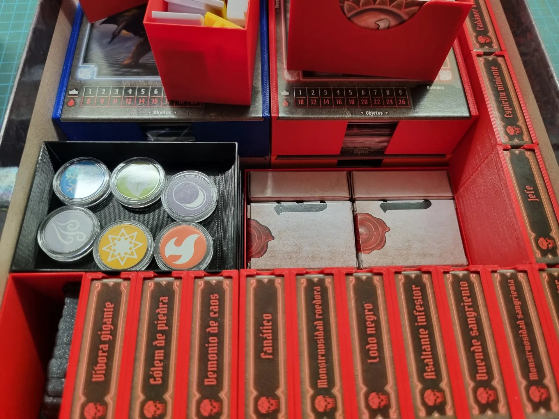 Gloomhaven Jaws of the Lion organizer insert