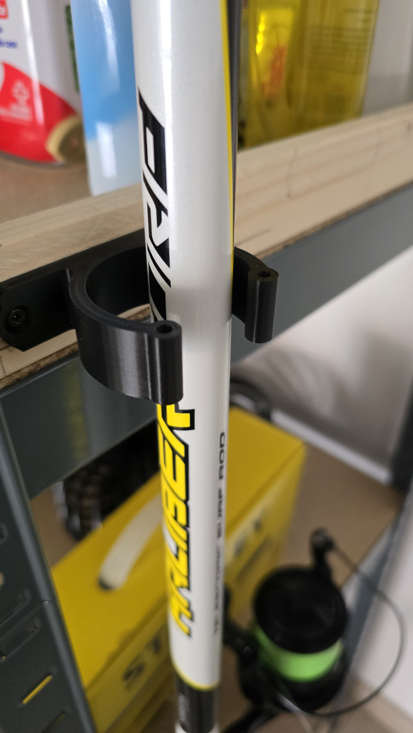 Shelf/Wall Fishing Rod Holder / Portacanne