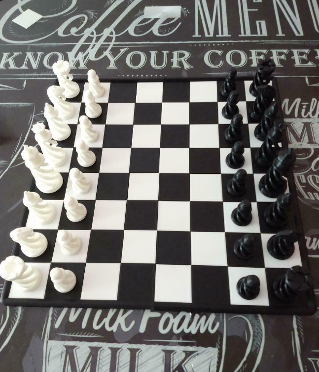 Classic Chess Board (Large, Multi-Part)