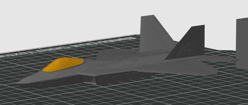 F-22 Raptor Detailed Scale Model