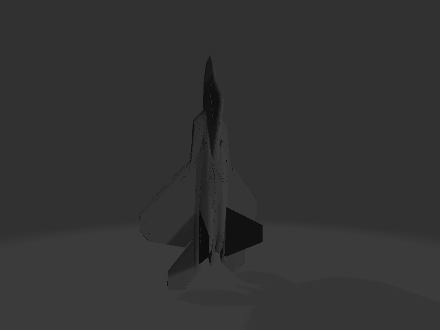 F-22 Raptor Detailed Scale Model