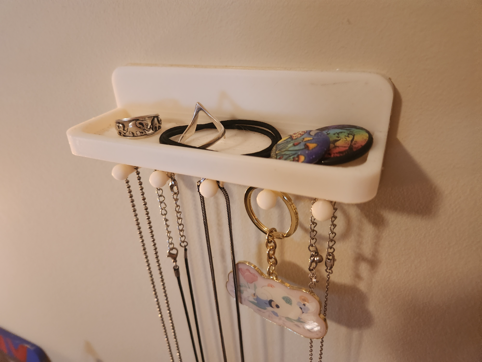 Necklace, Ring, Hair Tie, and Jewelry Holder