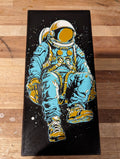Astronaut Floating in Space - Filament Painting