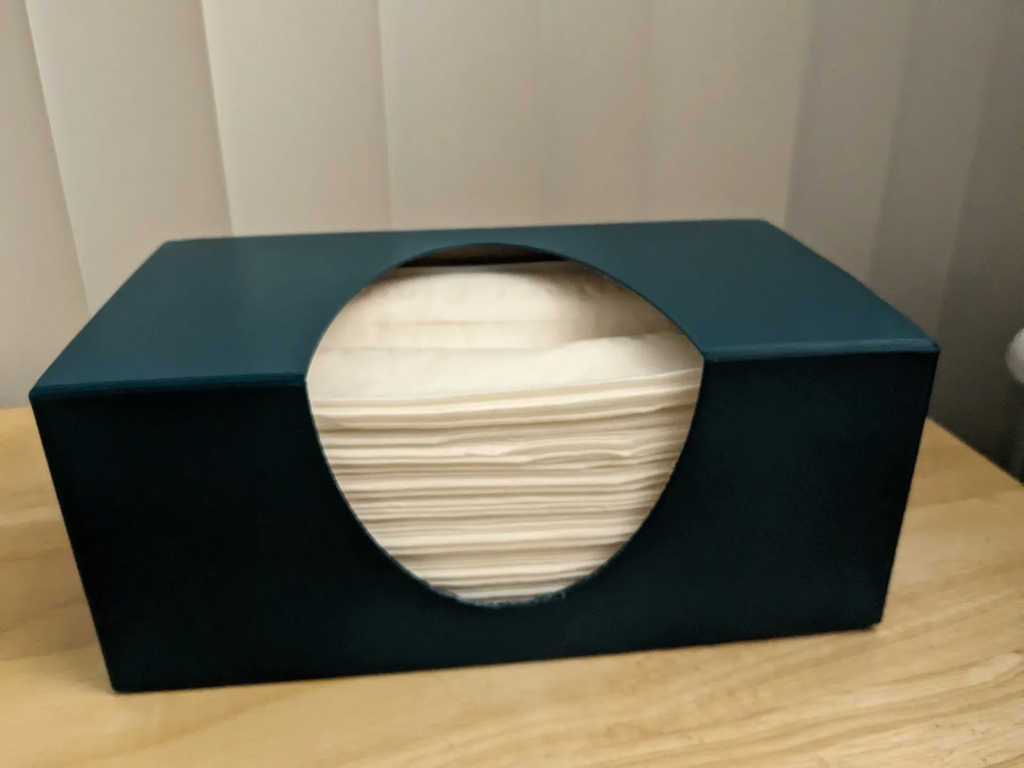 Plain Tissue Box Cover (Puffs Compatible)