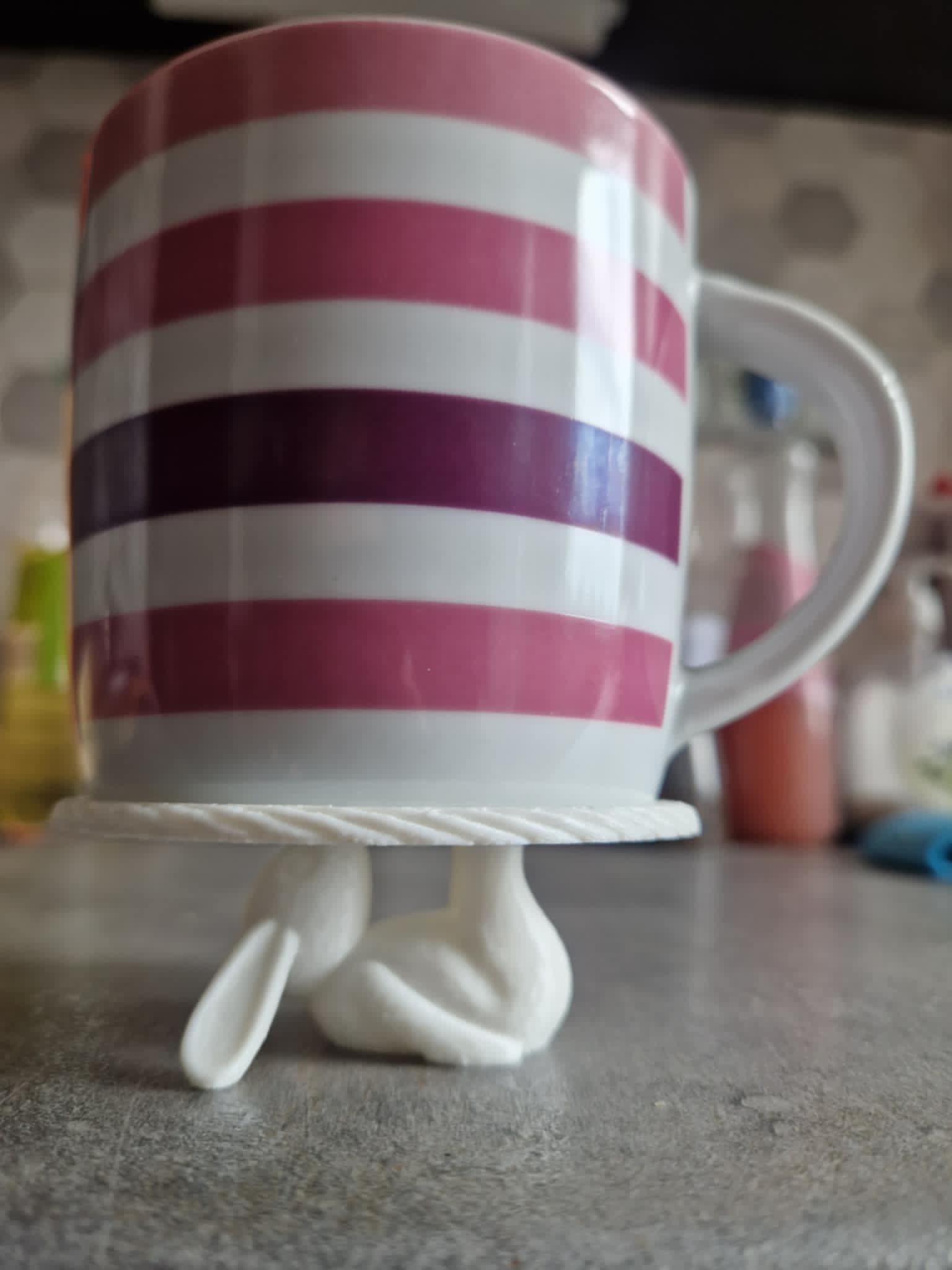 Bunny and plate