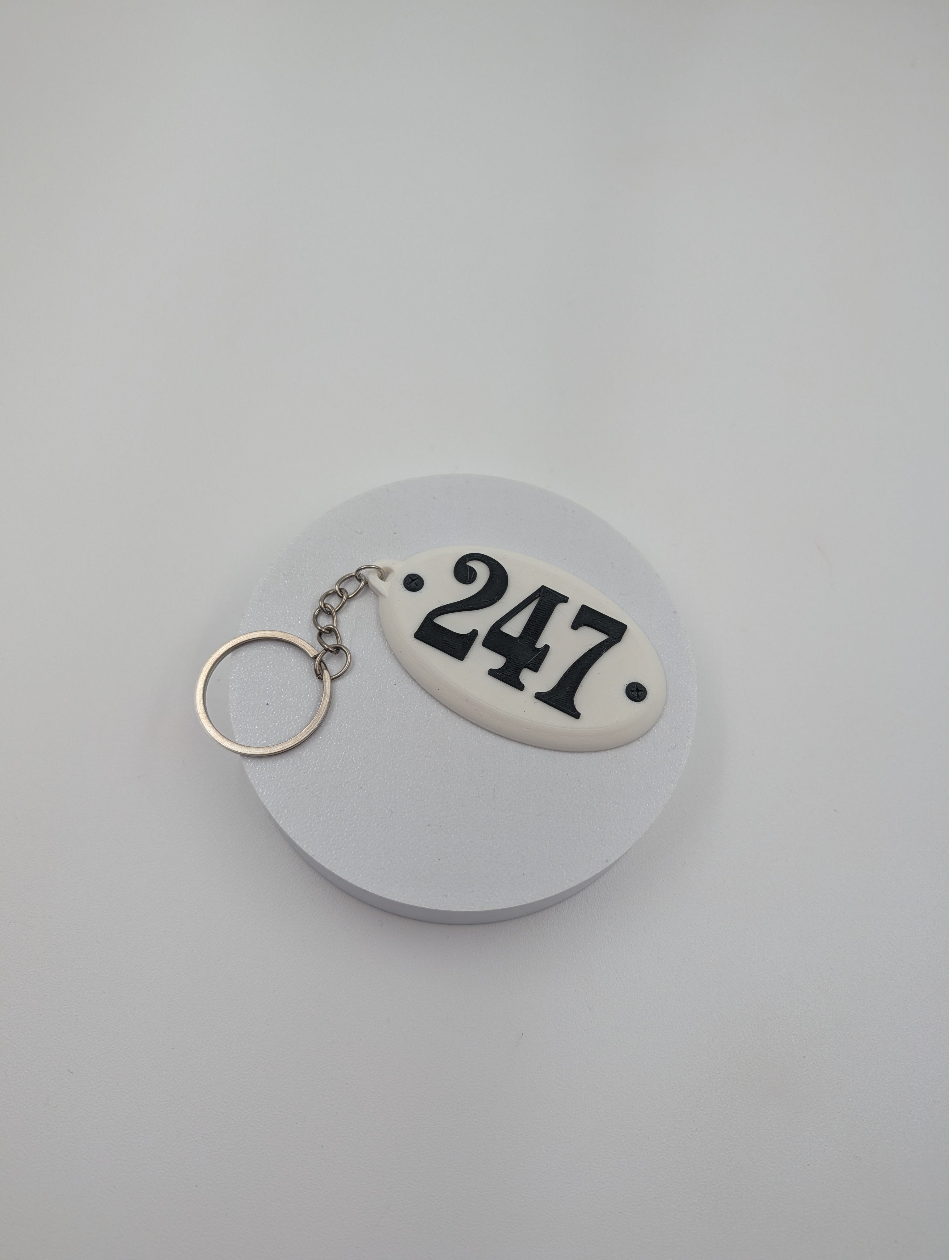 Llavero personalizable stile Numeracion Para Casas