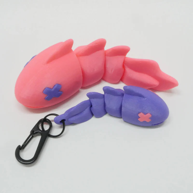 (UN)DEAD flexi fish + keychain