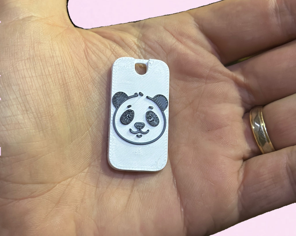 Panda Whistle. Flat Pocket Whistle