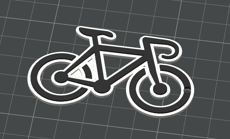 Keychain road bike
