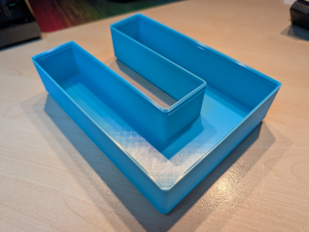 Gridfinity U-shaped 3x4x6