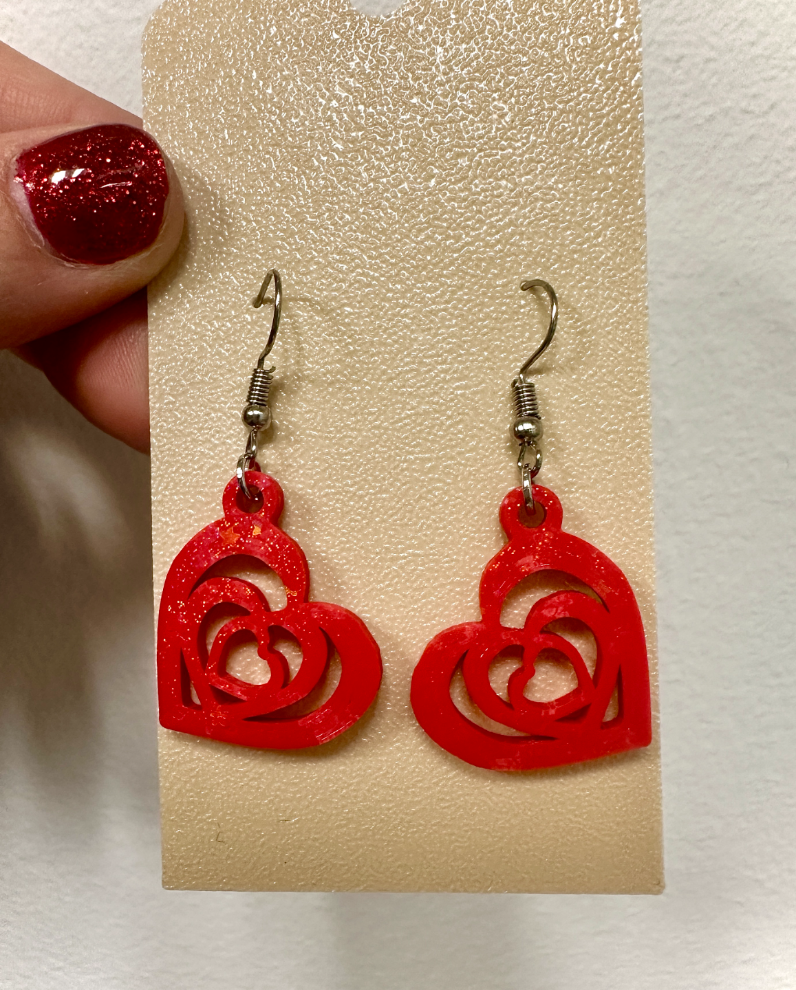 Heart Earrings for Valentine's Day
