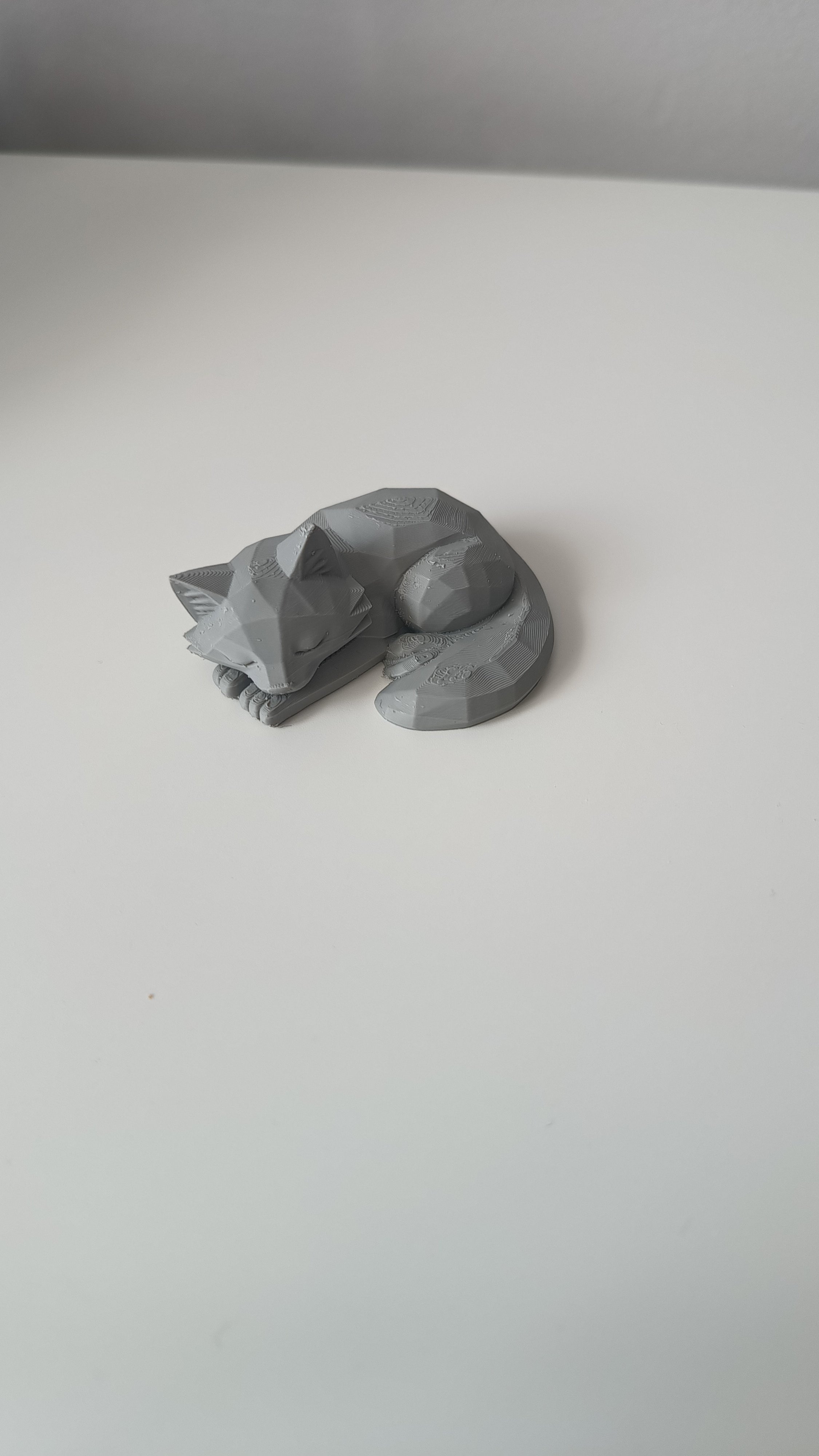 Low Poly Sleeping Wolf
