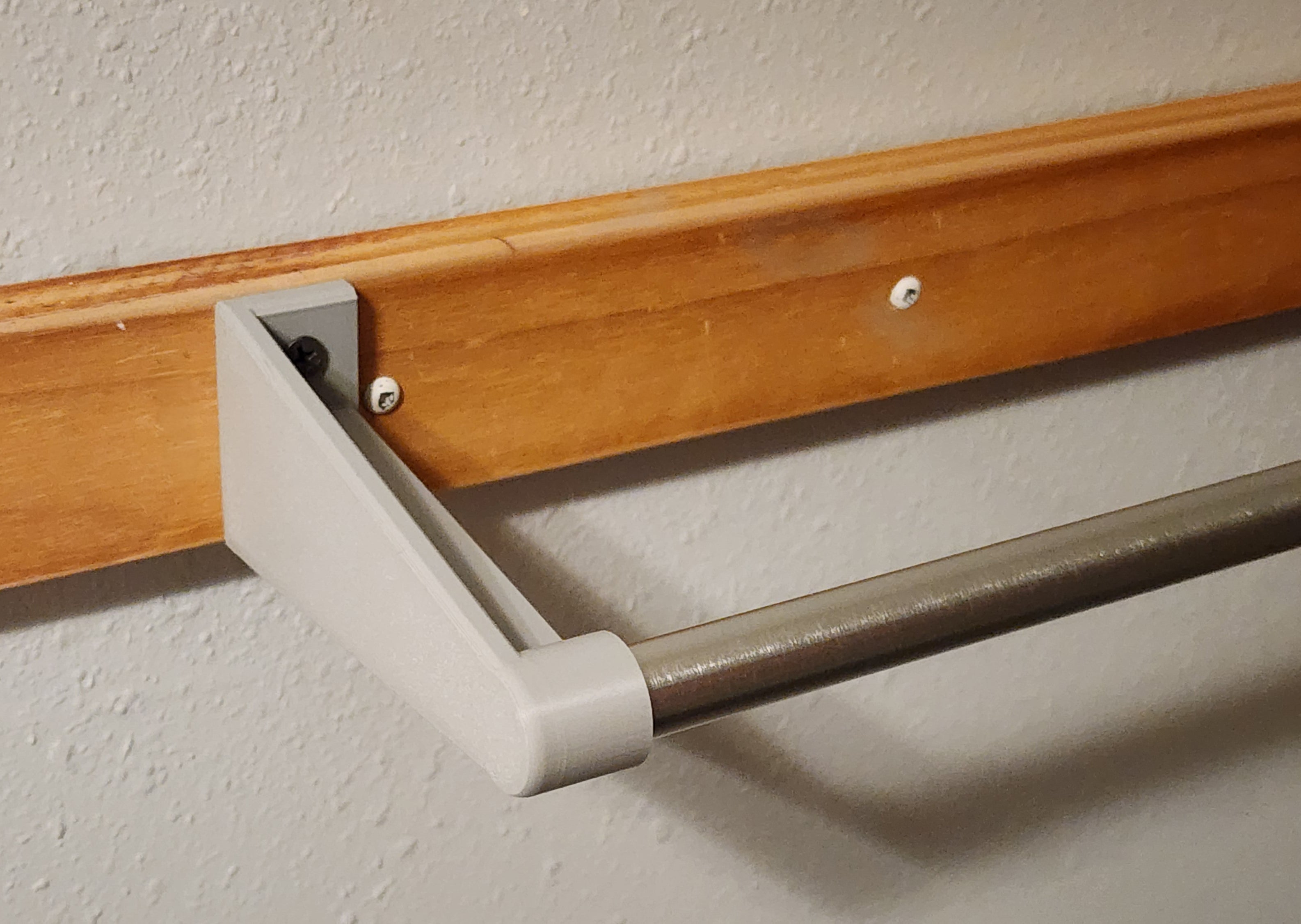 Replacement 16mm Towel Bar Bracket - No Supports