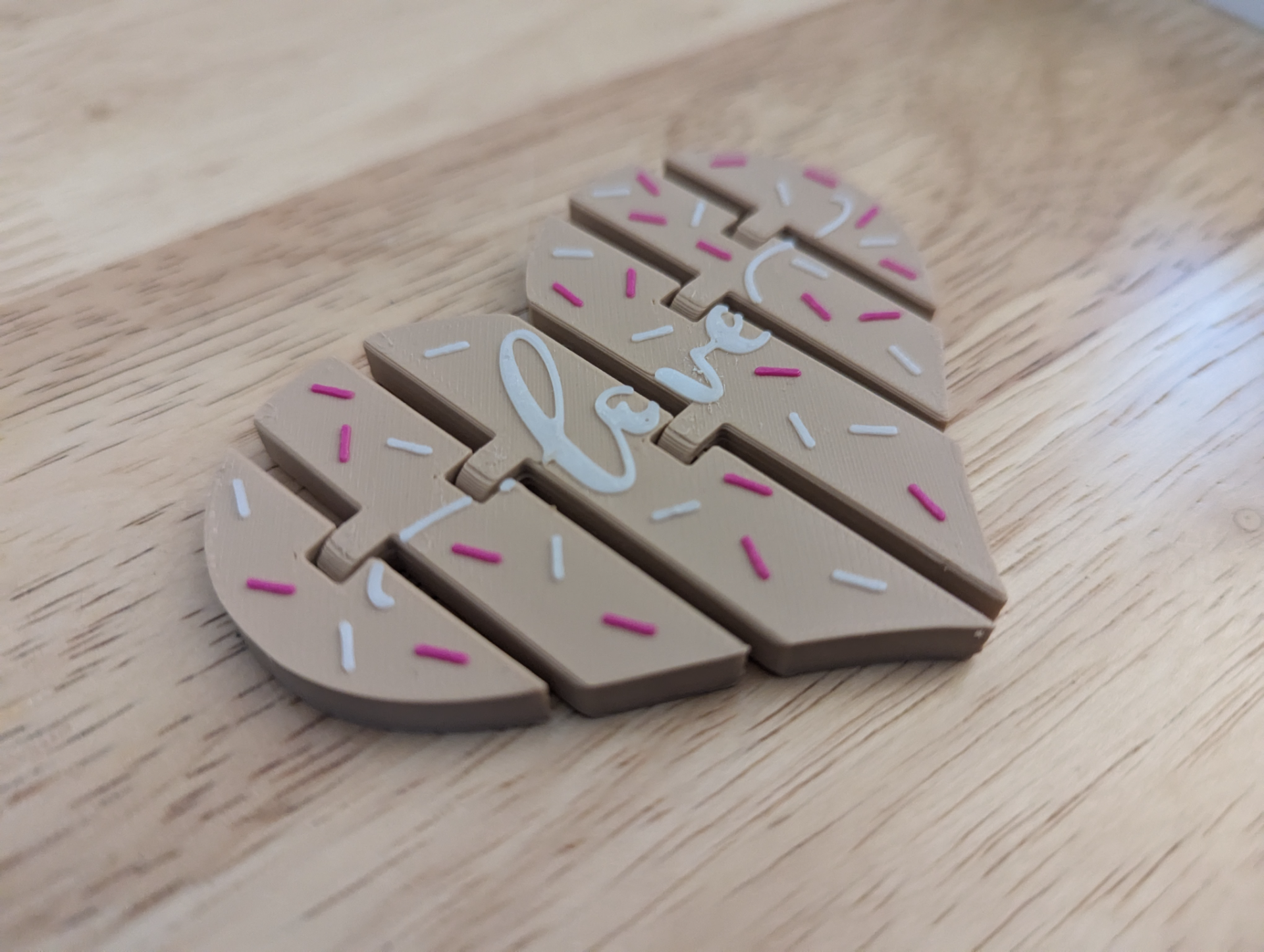 Valentines Love Sprinkle Cookie Sensory Flexi