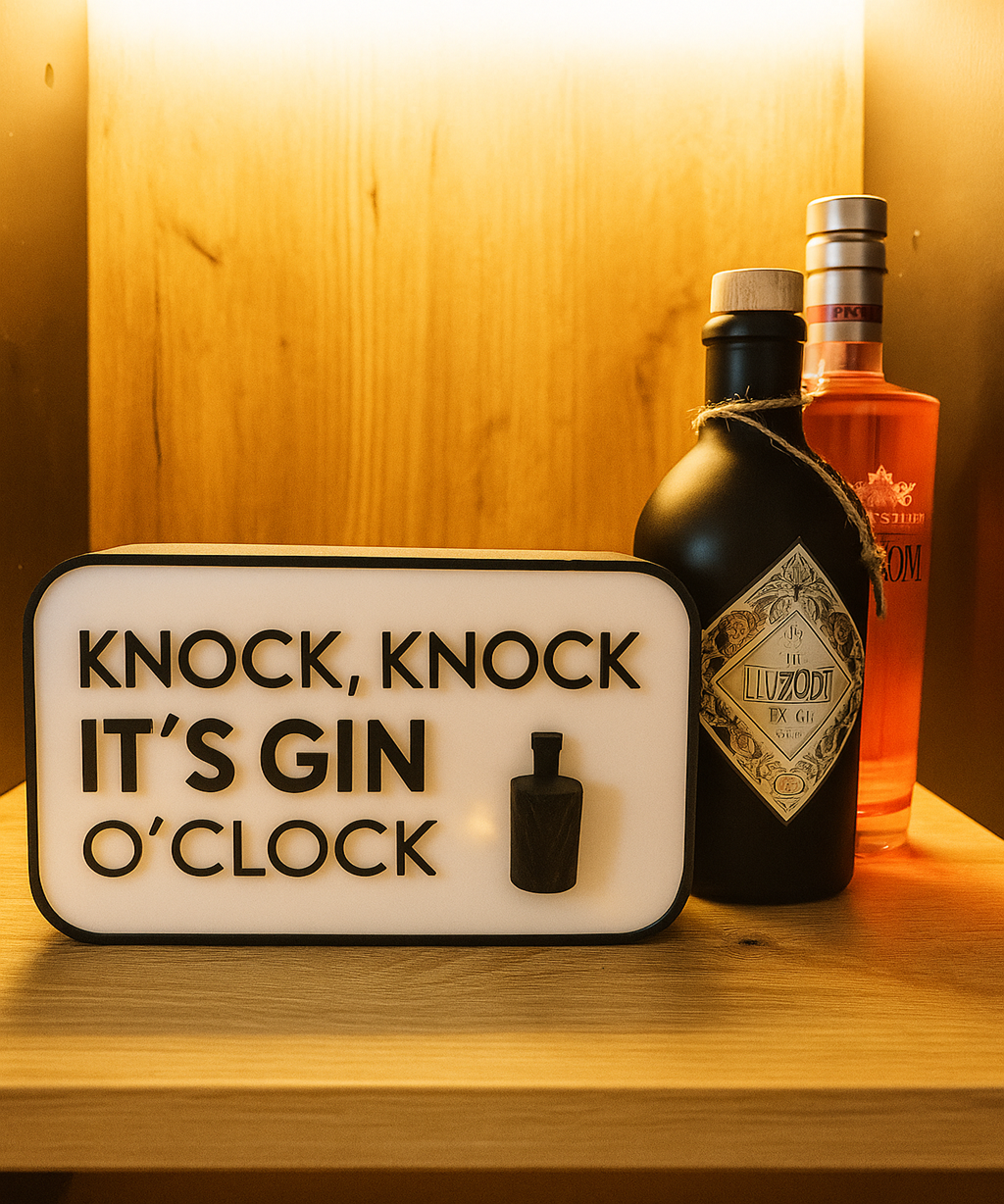 Knock, Knock, Gin O´Clock Lightbox