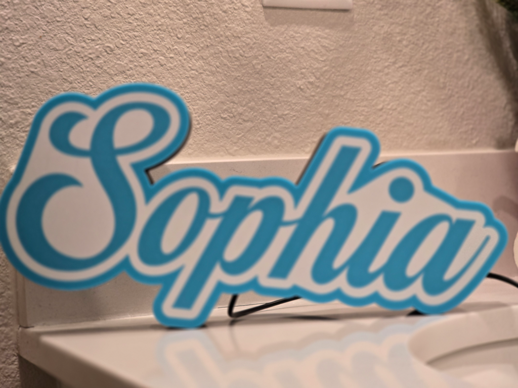 Name Lightbox (Sophia)