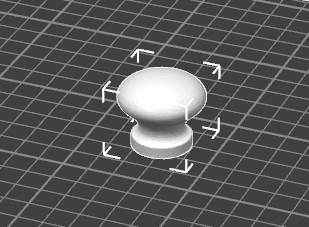 Simple movable knob