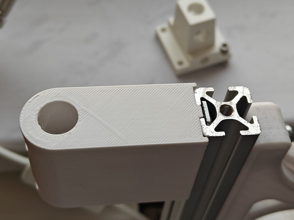 Ikea Tertial lamp mount for 2020 V-slot profiles