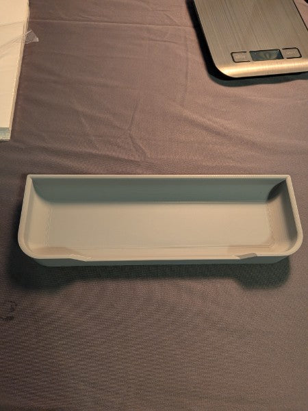 Front purge-line bin
