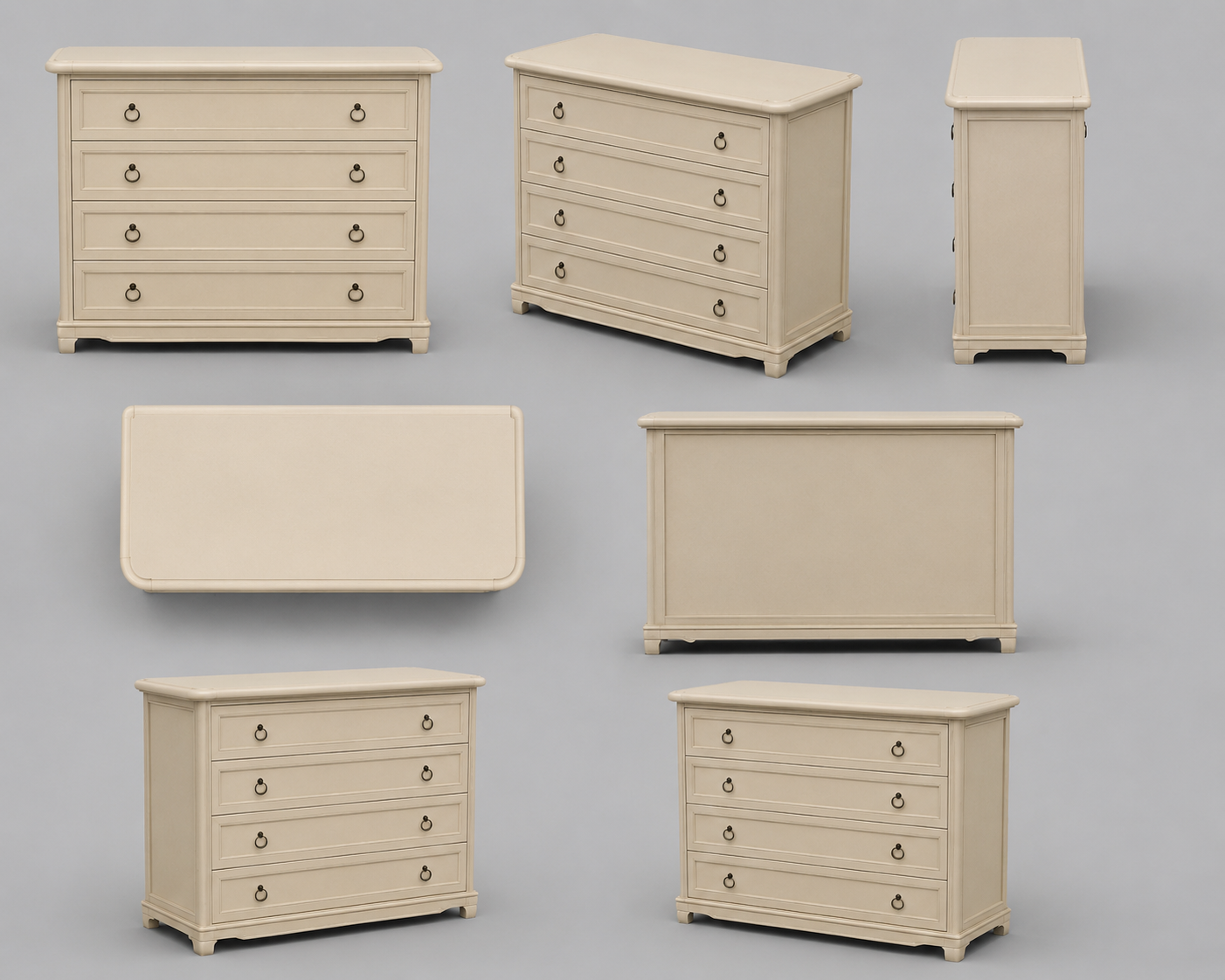 Classic Dollhouse Dresser