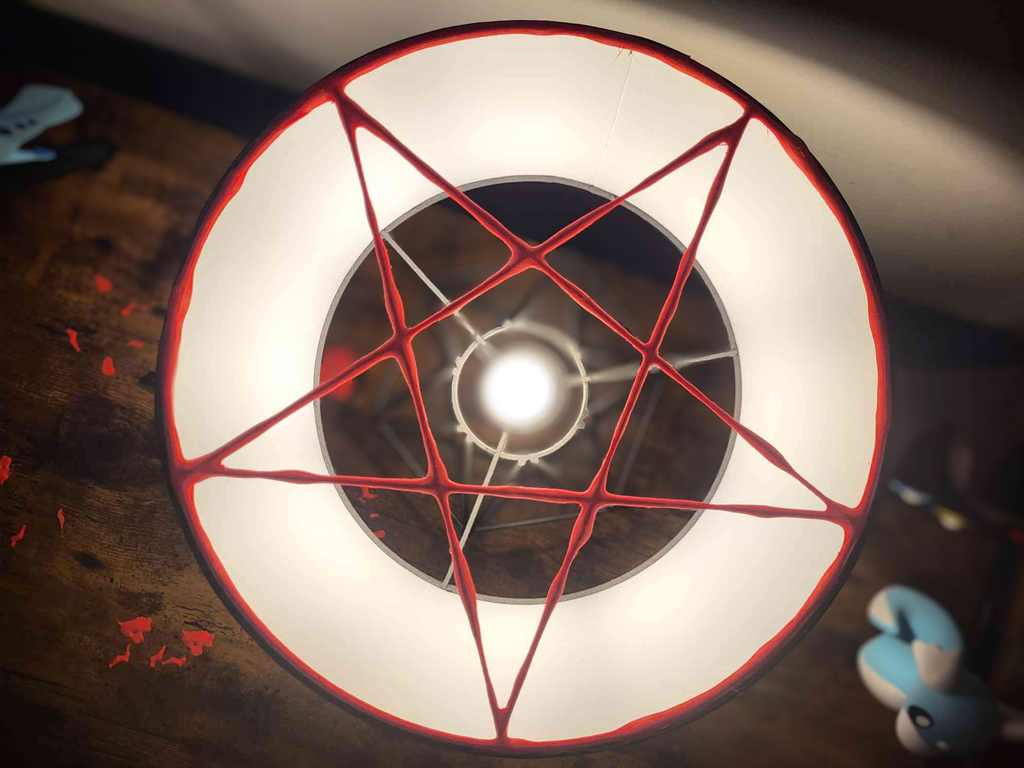 Wax Pentagram Tabletop Prop